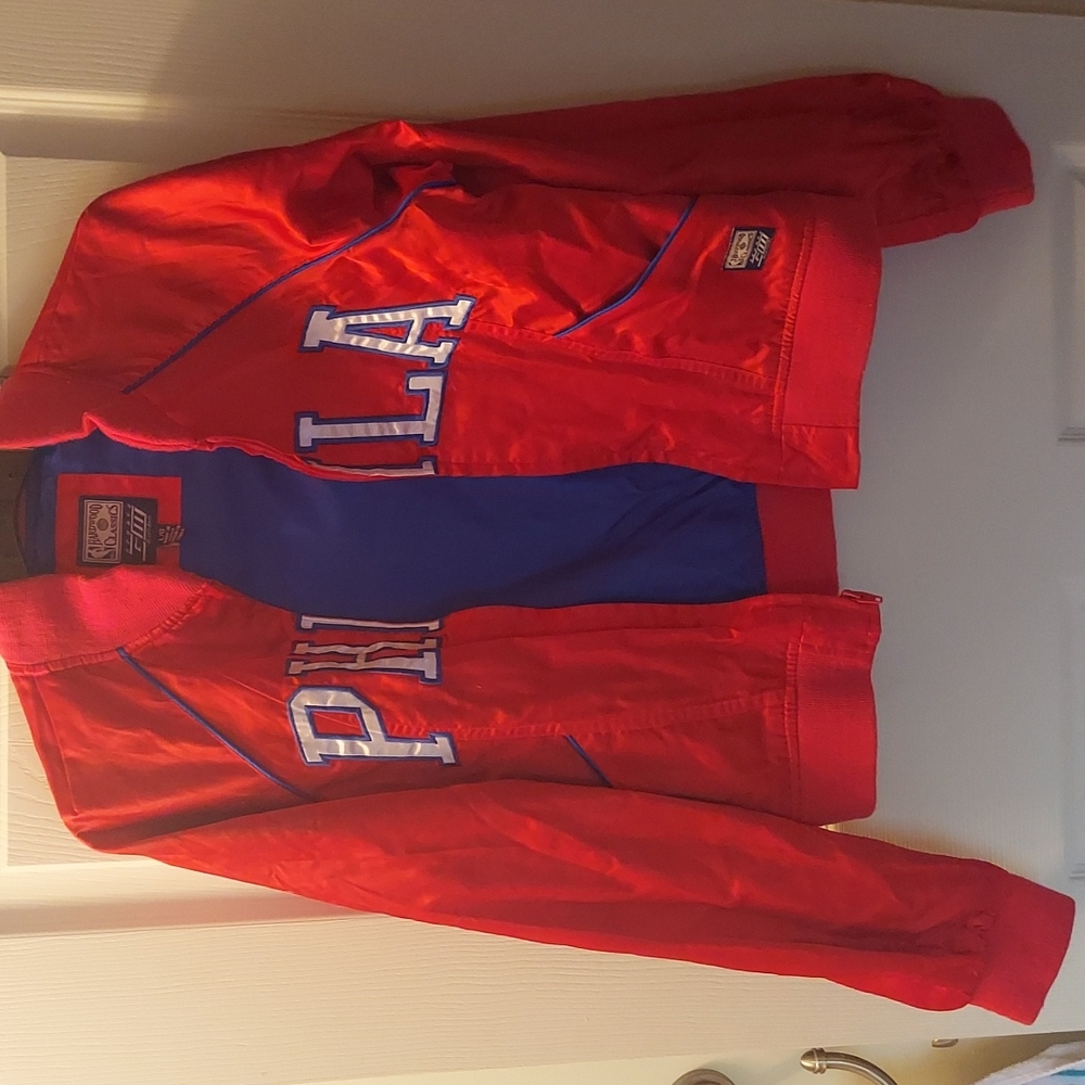 76ers satin jacket